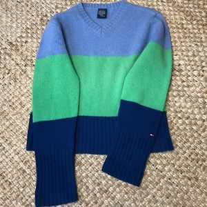 TOMMY HILFIGER VINTAGE Wool Crewneck Sweater - XL